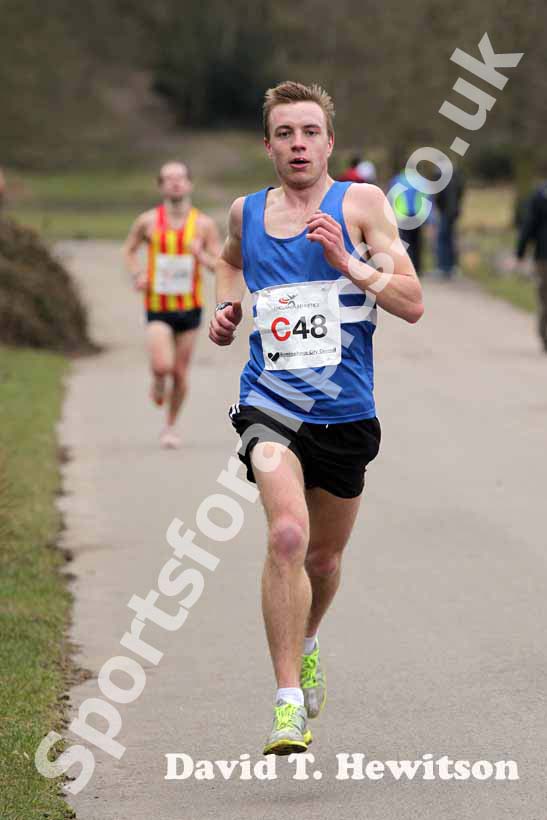 Nick Swinburn (Morpeth) during the National Mens12 Stage Relay.